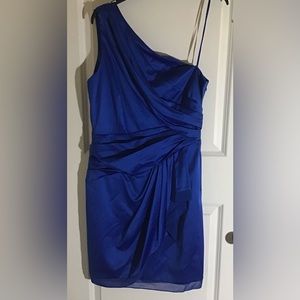 NWTs, Prom, Wedding, bridal dress, blue, one sided, sleeveless, size 12